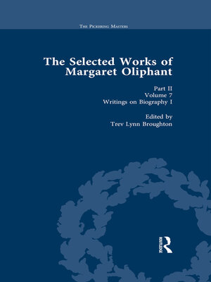 cover image of The Selected Works of Margaret Oliphant, Part II Volume 7
